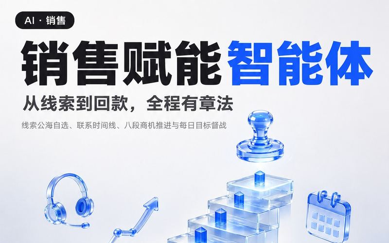 销售赋能智能体 产品海报
